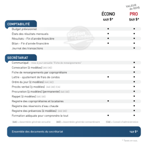 Gestion autonome GestionDeCondos.com logiciel de gestion via excel